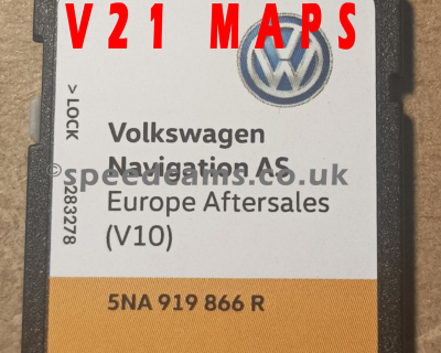 VW Sat Nav 32gb Full Europe Map SD Card