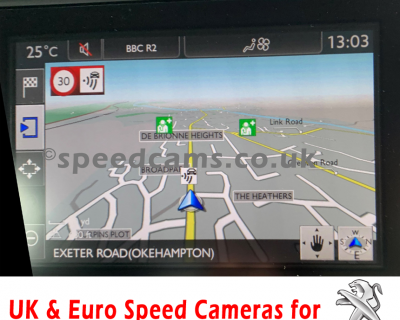 Citroen Picasso SMEG Speed Cameras