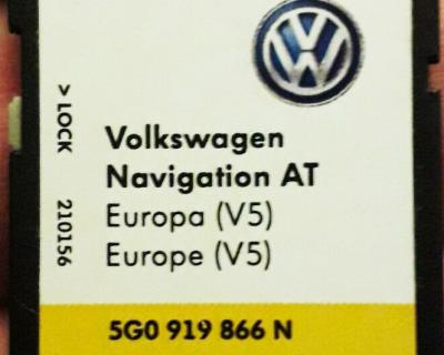 Genuine VW Map AT SD Card with latest maps