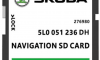 Genuine 5L0 Skoda Map SD Card