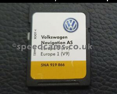 Genuine VW Map SD Card with 2025/26 V21 Maps